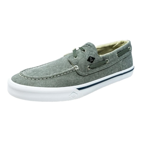 Sperry Top-Spider Canvas Boat Shoes, Grey, Size: 10M | EU43, UK9 - Picture 2 of 5